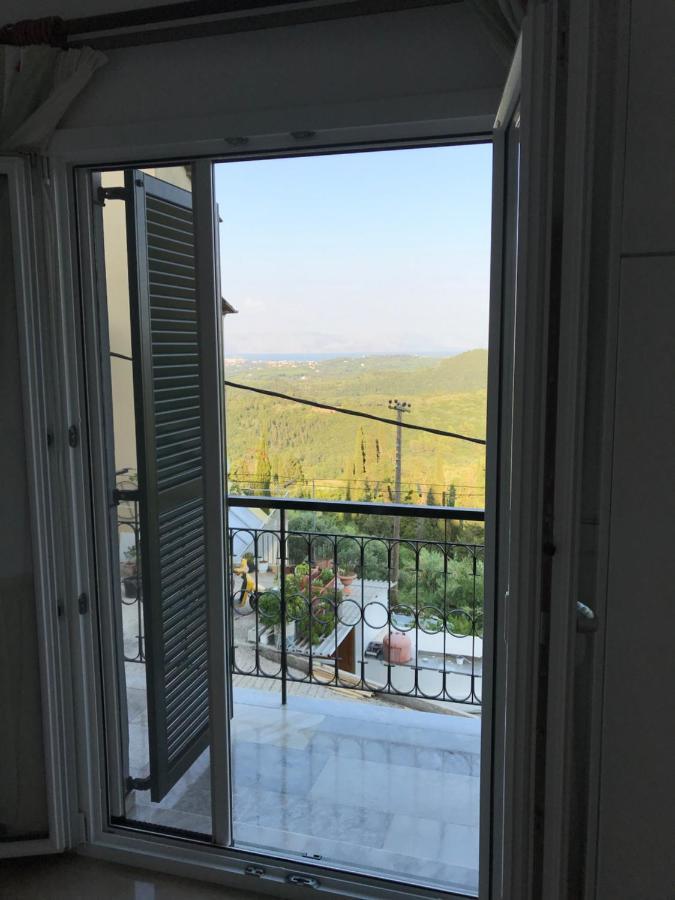 Schoenes Familienappartement In Pelekas, Corfu Mit Meerblick Buitenkant foto