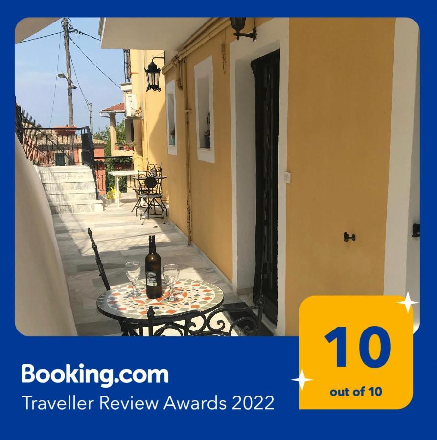 Schoenes Familienappartement In Pelekas, Corfu Mit Meerblick Buitenkant foto